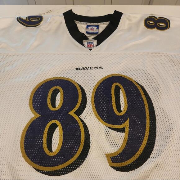 VTG REEBOK NFL EQUIPMENT Baltimore Ravens  Clayton #89 JERSEY SIZE 2 XL - Picture 2 of 14
